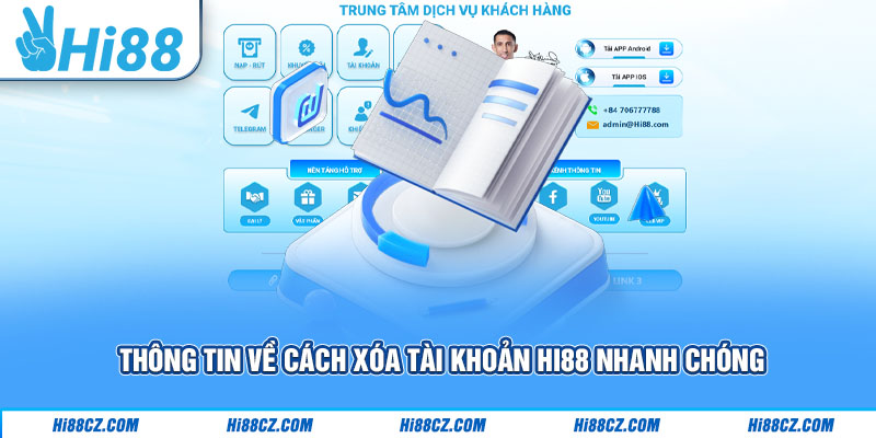 Hướng Dẫn Các Thao Tác Xoá Tài Khoản Hi88 Cực Đơn Giản 3 Thông tin về cách xóa tài khoản Hi88 nhanh chóng